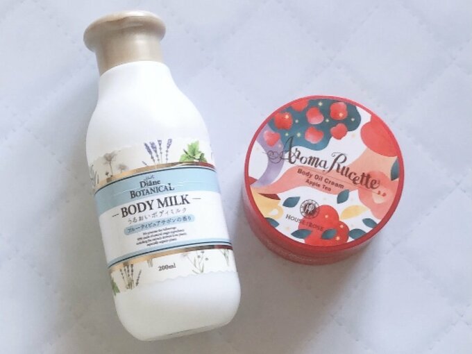 ボディミルクとボディクリーム