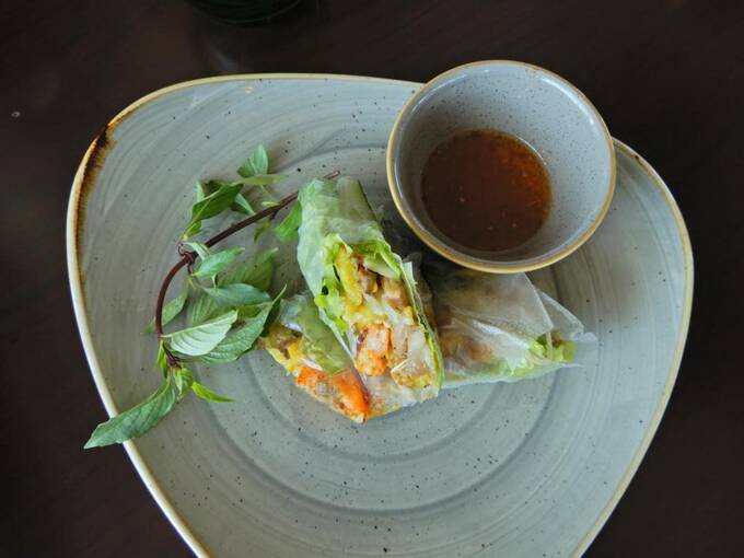 バインセオの生春巻き