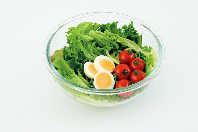 洗いやすい野菜水切りセット ガラスボール付(カインズ)