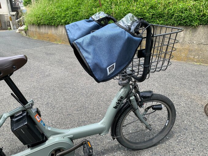 自転車のハンドルカバー