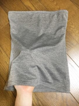 3シーズン使える「しまむら」の機能性腹巻！薄手＆超伸縮でもたつかない