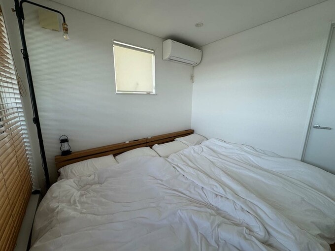 4.5畳の寝室にはセミダブルベッドが2台置ける