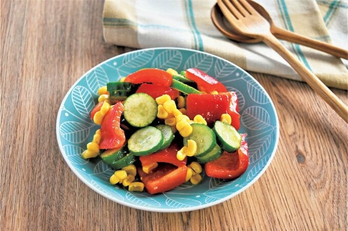 野菜のチーズオイルマリネ