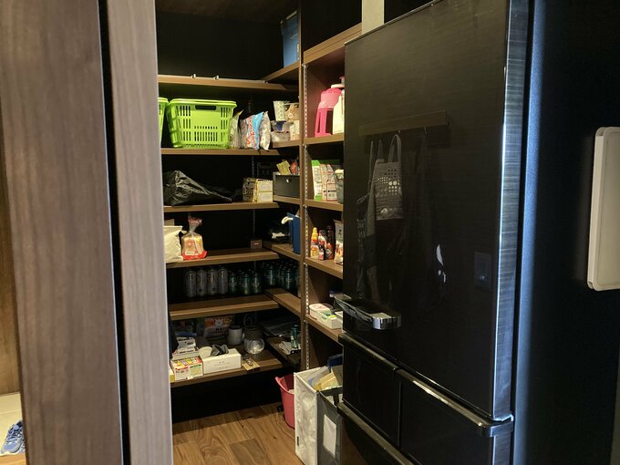 パントリーの内部