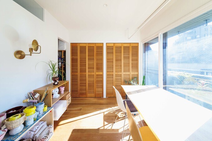 アトリエ&こもり感のある収納スペース