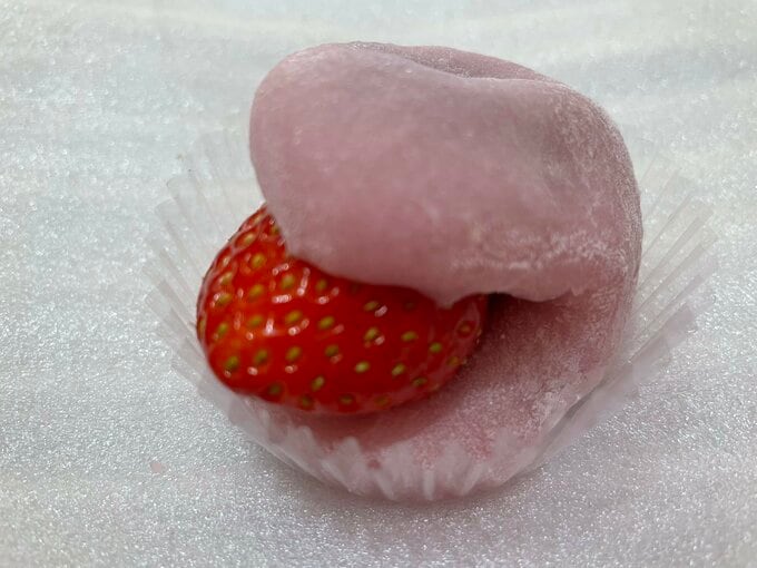 つぶあんのイチゴ大福