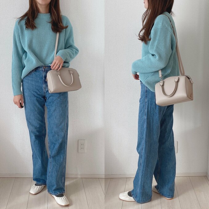 着るだけで春らしい印象に