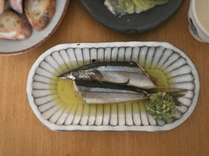 サンマのコンフィ