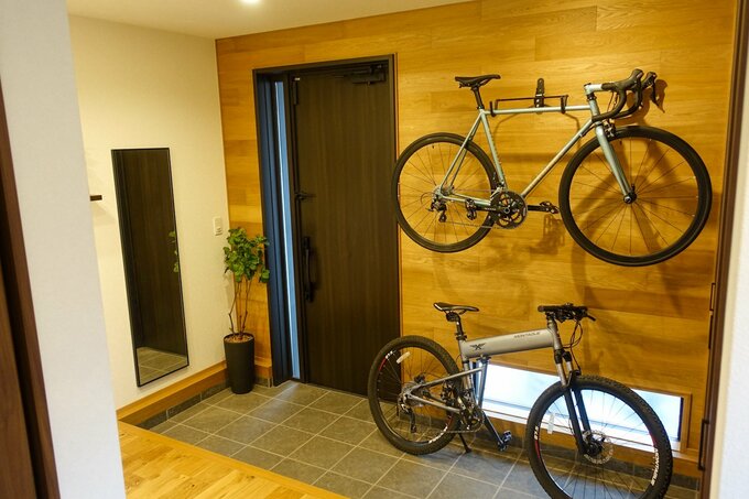 夫の趣味の自転車