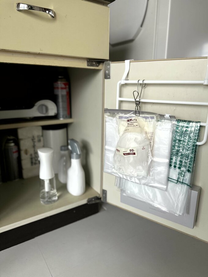 かさもさんキッチンシンク下収納