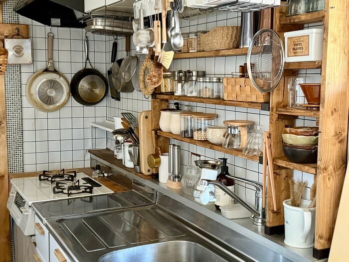 見せる収納」で苦手な料理時間が楽しい！に変わった。50代ひとり暮らし 