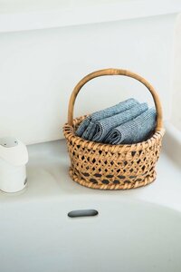 洗面所にはお手ふきをセット