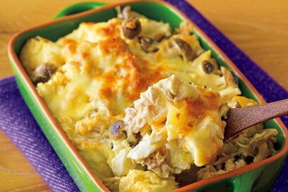 まるみキッチンさんの「厚揚げツナマヨグラタン」レシピ。1人分169円で濃厚なおいしさがじゅわ〜り
