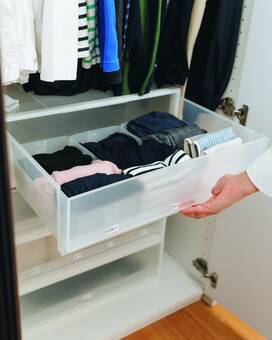クローゼット収納に最強の無印良品。引き出しの深さは18cmがベスト