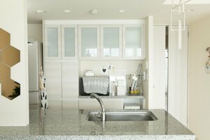 キッチンカウンターにはなにも置かない