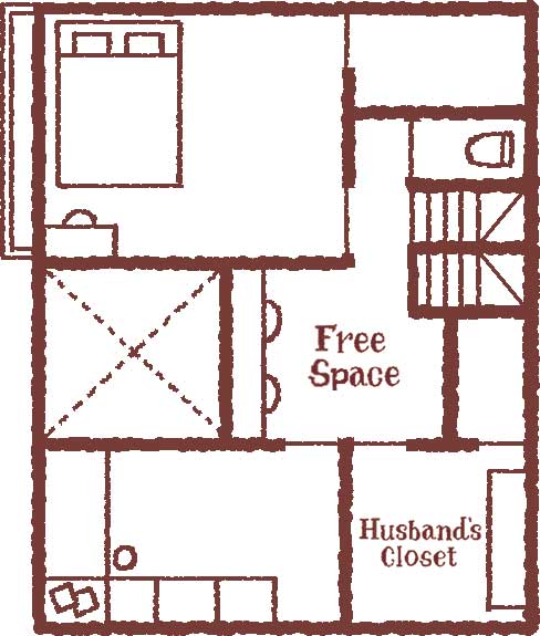 間取りベッドルーム
