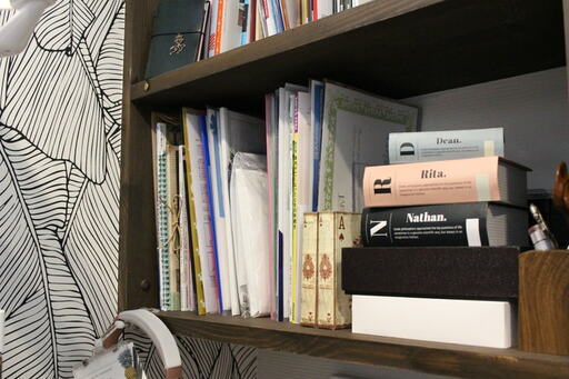 リフォームで造作した棚