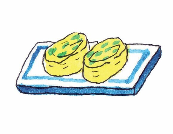 パクチー卵焼き