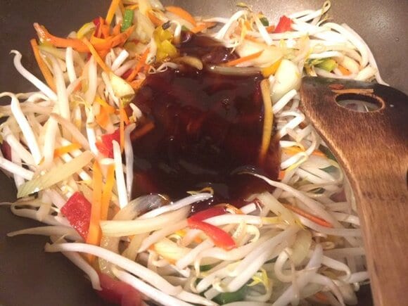 豆腐の甘酢あんかけ