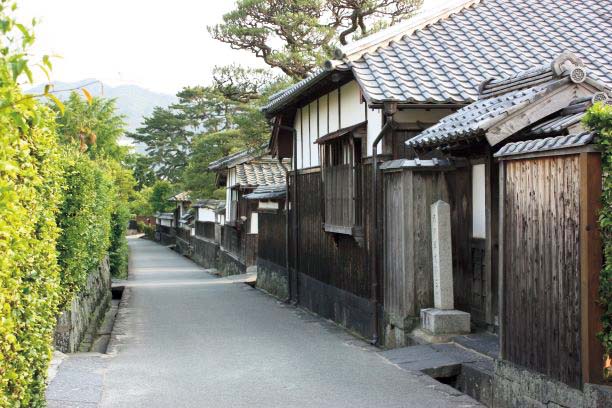 萩の歴史的な街並み