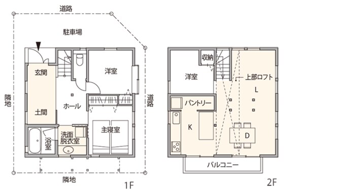リノベーション後の間取図