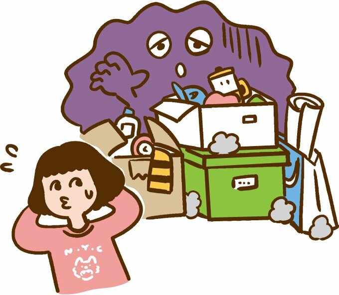 買いだめした日用品を床置き 片づけられない人の7つのng Esseonline エッセ オンライン