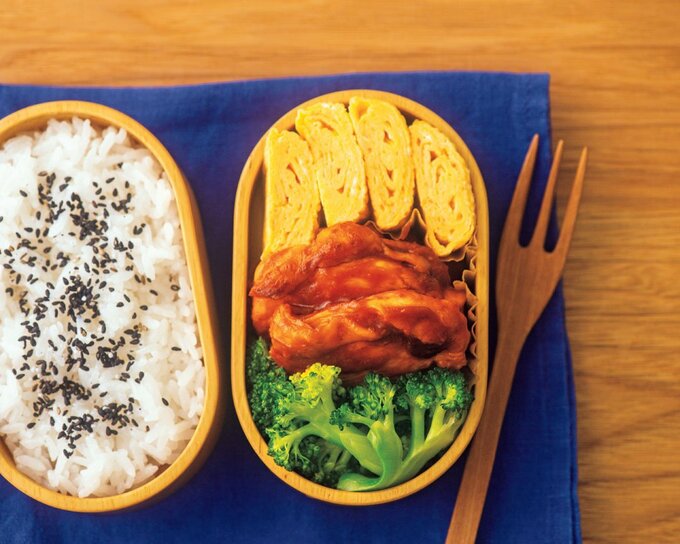 鶏胸肉のケチャップ焼き弁当