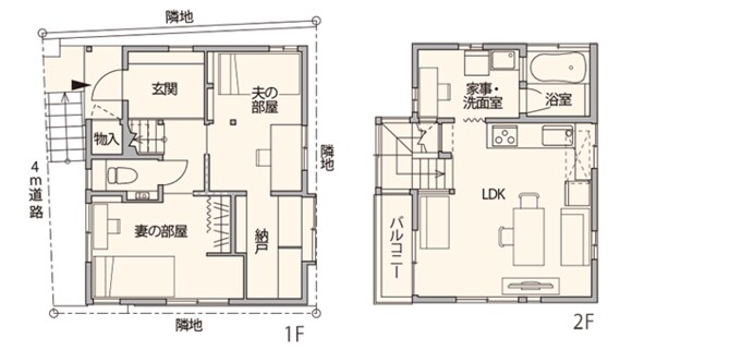 リノベーション後の間取図