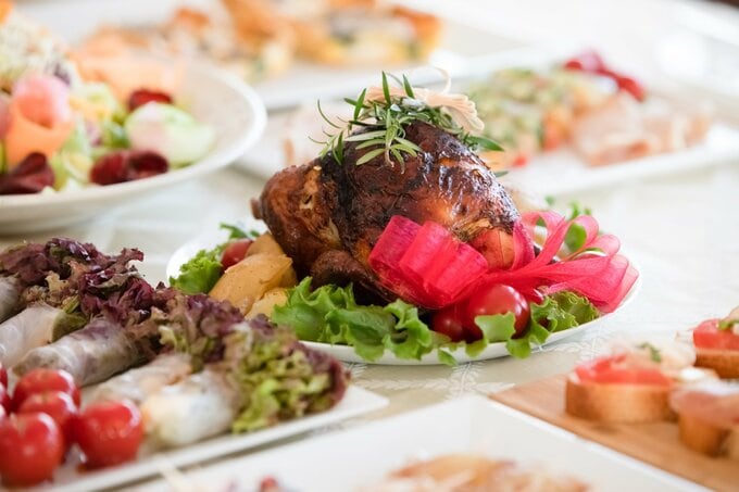 ホームパーティの写真