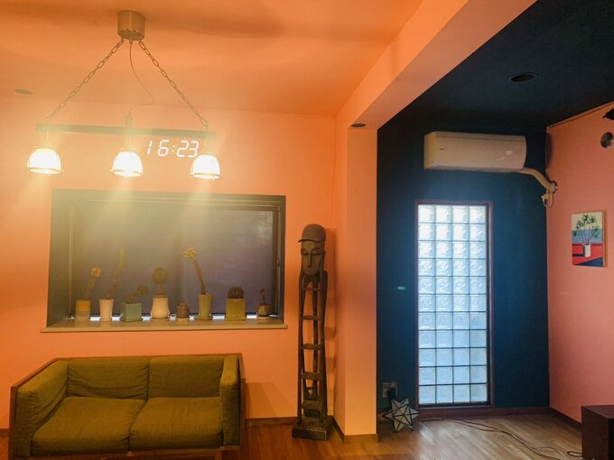 ペイント後のリビング