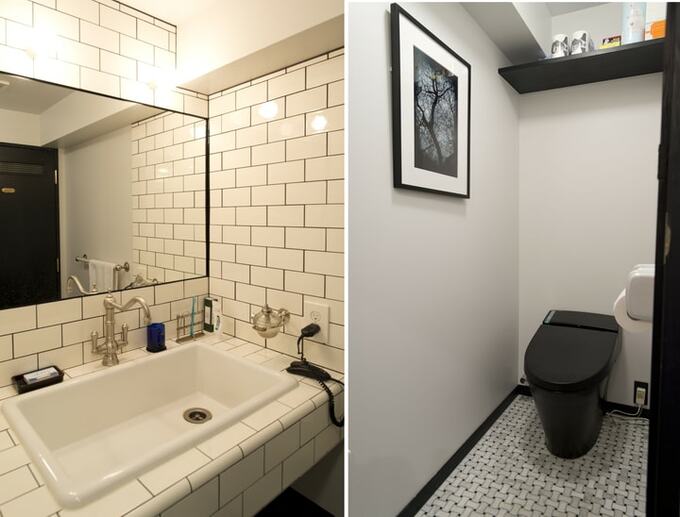 サブウェイセラミックスのタイルを使った水まわり