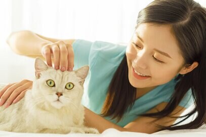 ペットと触れ合う、首を伸ばす。自律神経が整う意外なルーティン