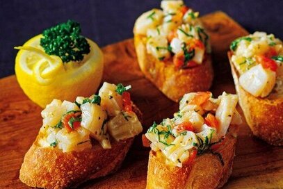 簡単なのにパーティが盛り上がる「ホタテの前菜」。ワインにもぴったり