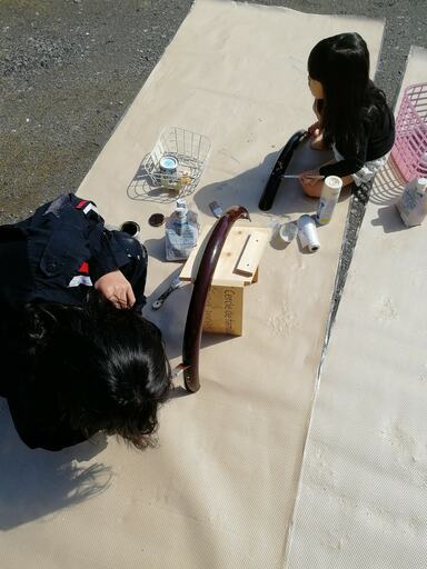 しっかり2度塗りする