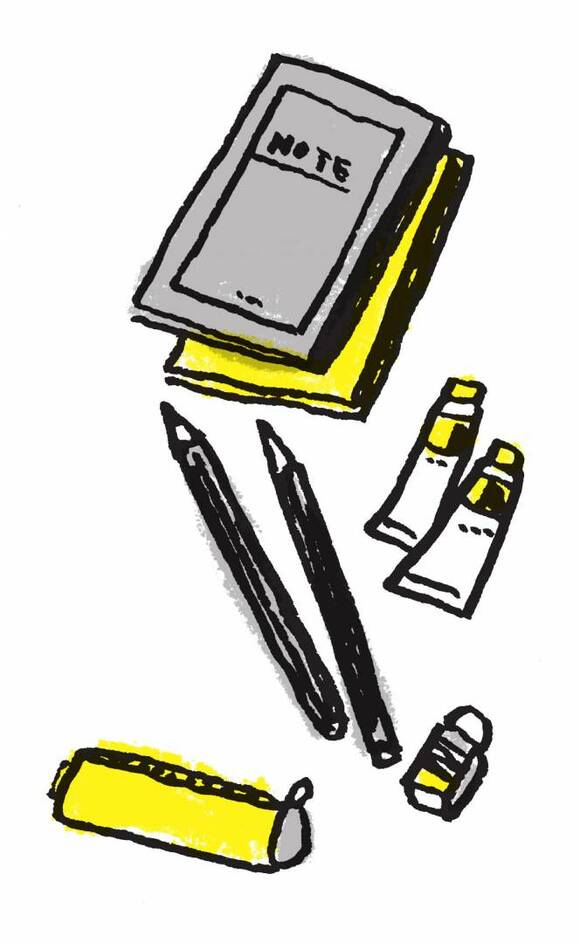 文房具のイラスト