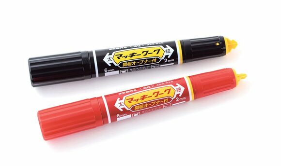マッキーワーク赤黒