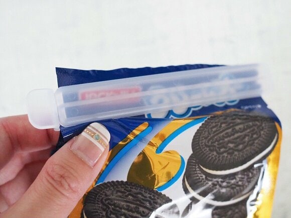 お菓子の袋や小さめの袋の密封に適していますよ