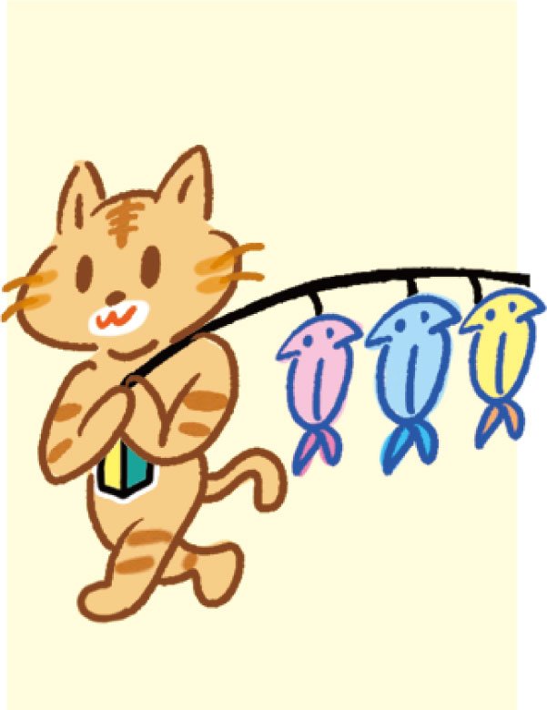 イラスト猫魚