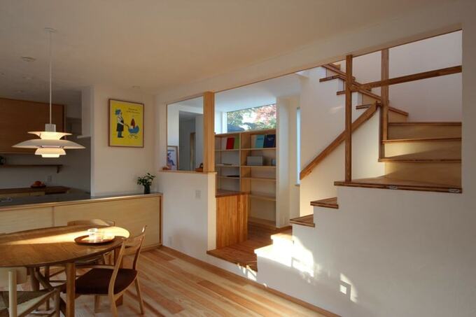 会話が増えるリビング階段