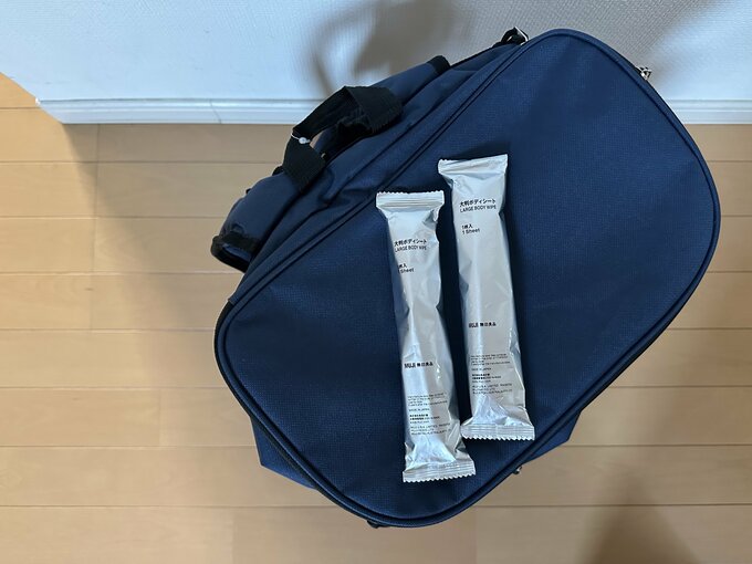 無印良品の大判ボディシート