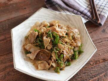 しらたきで罪悪感なし。満足なのに太らない豚バラおかず