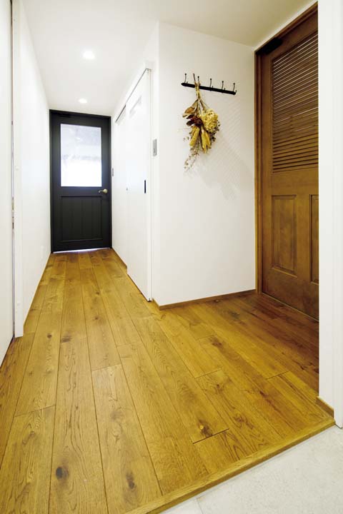 ゆったりとした広さの玄関