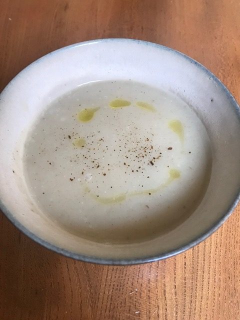 キクイモのスープ