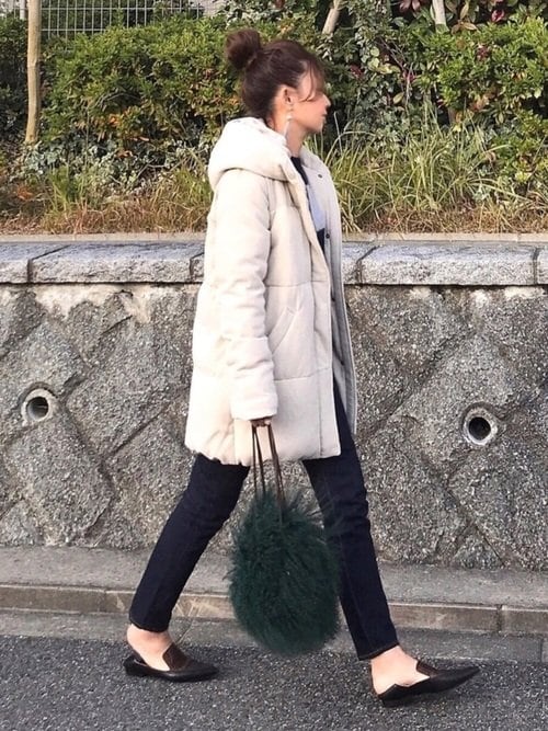 GUの中綿コート