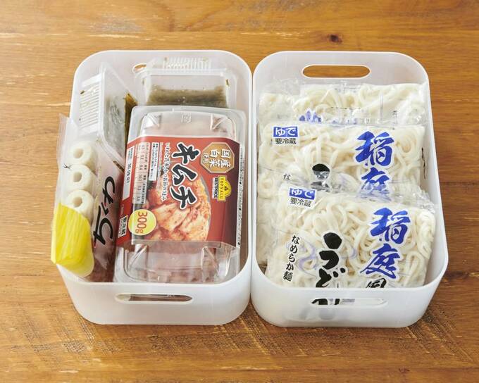 ケースにキムチなど