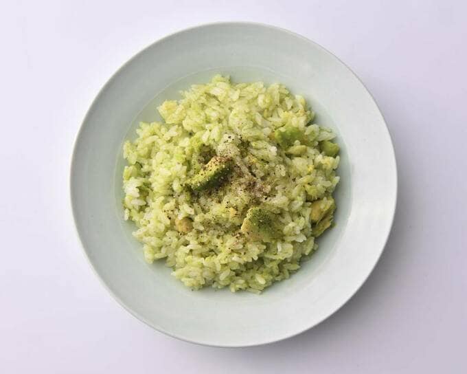 アボカドのっけご飯