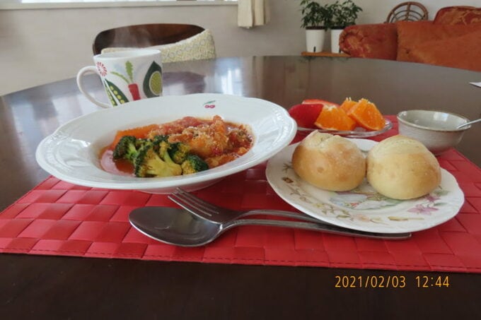 パンなどの食事