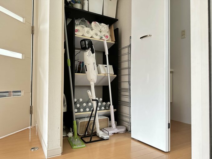 大木さん宅掃除道具置き場