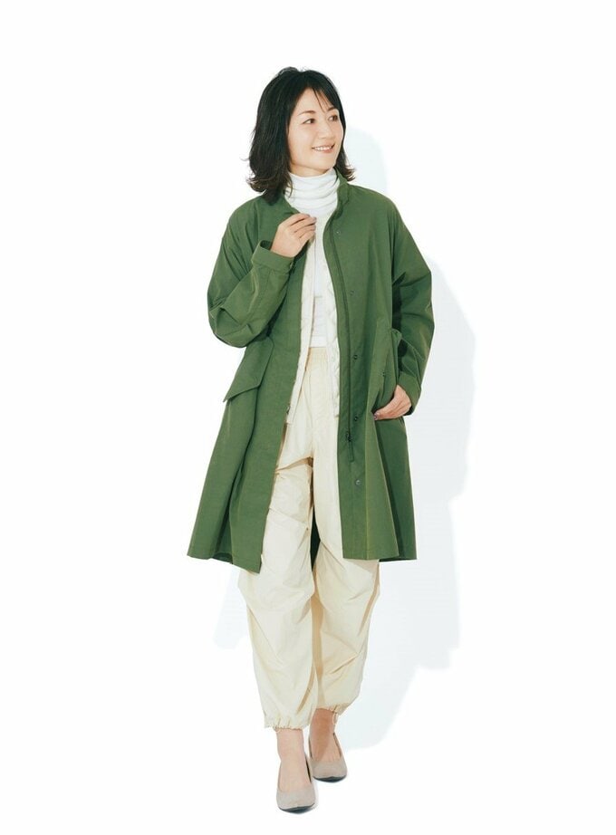 ユニクロ「モッズコート」の冬コーデ