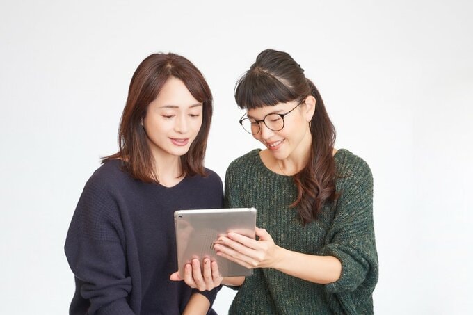 美容師とお客さん